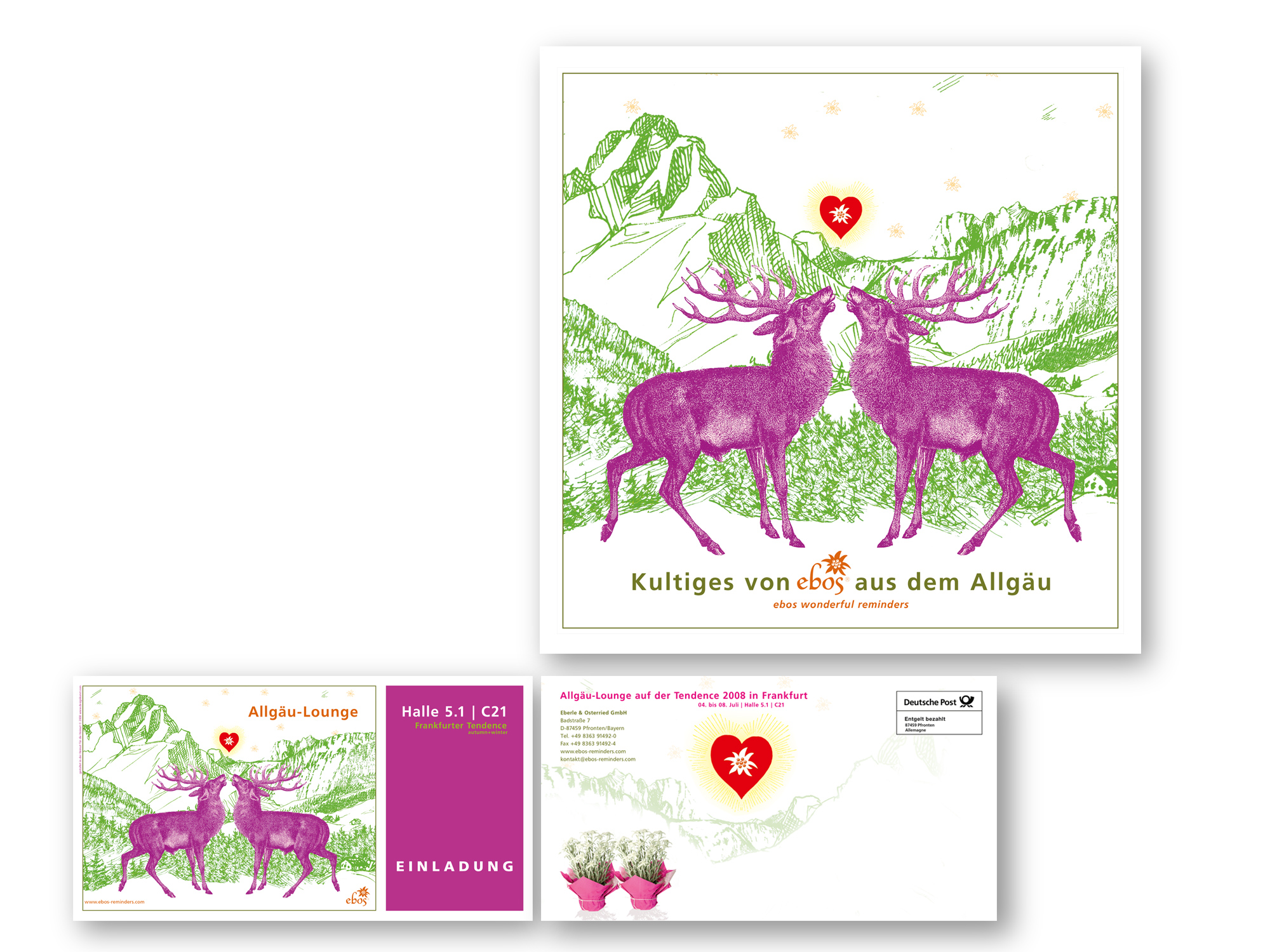 Corporate Design Katalog ebos designed by Sybs Bauer