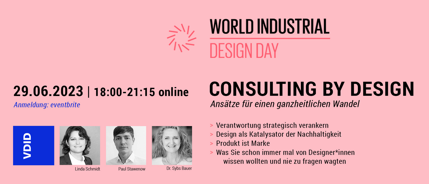 VDID Veranstaltung zum World Industrial design day 2023