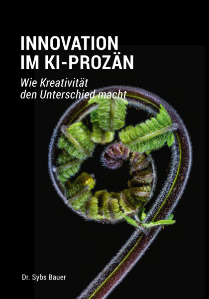 Titelblatt des whitbooks Innovation im KI Prozän von Dr Sybs Bauer